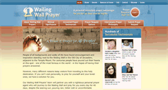 Desktop Screenshot of jerusalemtempleprayers.com