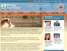 Tablet Screenshot of jerusalemtempleprayers.com